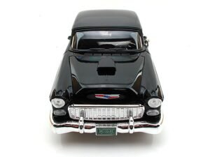 1955 Chevrolet Bel Air Hardtop Custom 1:18 Motormax Diecast Model Araba