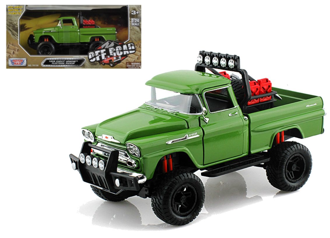Motormax Chevrolet Apache Pickup Off Road 1/24 Model Araba