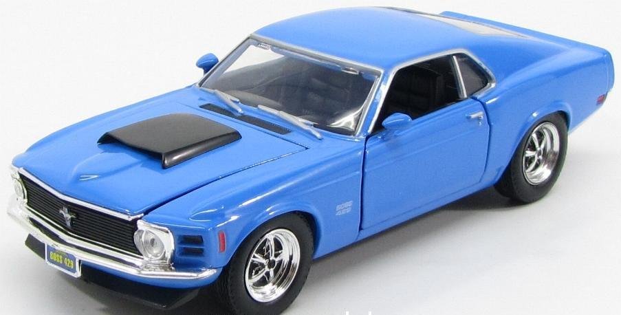 Motormax 1:18 1970 Ford Mustang Boss 429 Diecast Model