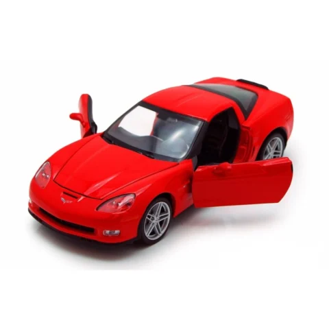 Welly 2007 Chevrolet Corvette Z06 1:24 Ölçek Diecast Metal Maket Araç