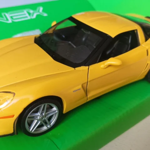 Welly 2007 Chevrolet Corvette Z06 1:24 Ölçek Diecast Metal Maket Araç