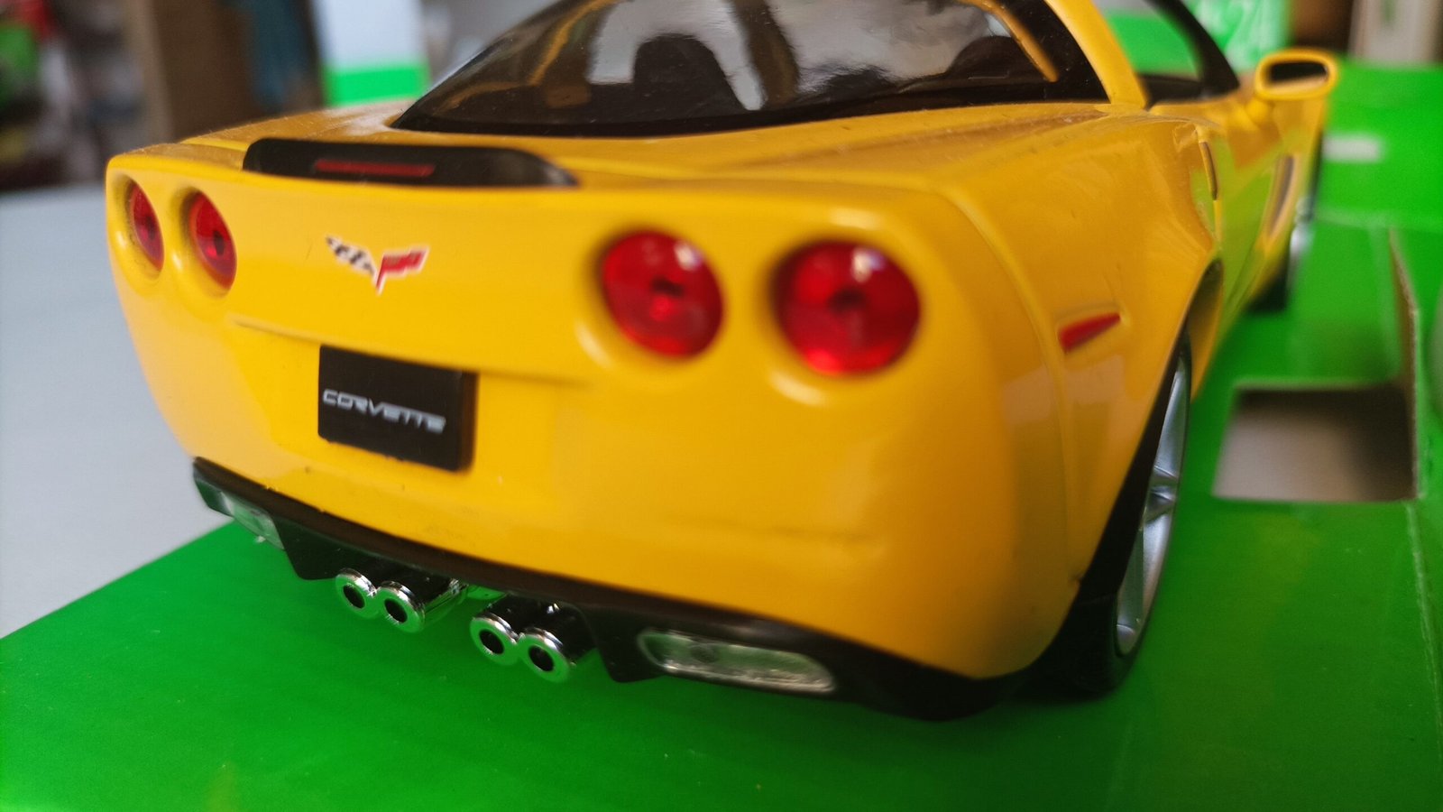 Welly 2007 Chevrolet Corvette Z06 1:24 Ölçek Diecast Metal Maket Araç