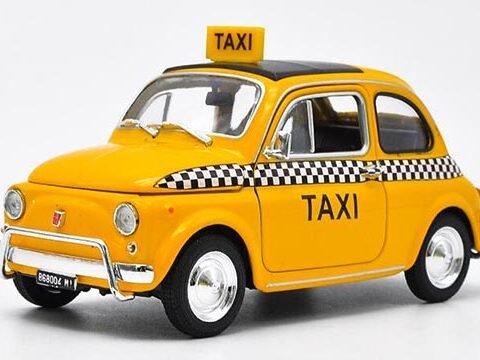 Welly 1:24 Fiat Nuova 500 Koleksiyonluk Diecast Model Araba