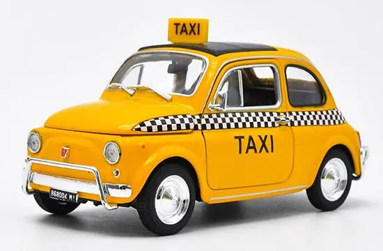 Welly 1:24 Fiat Nuova 500 Koleksiyonluk Diecast Model Araba