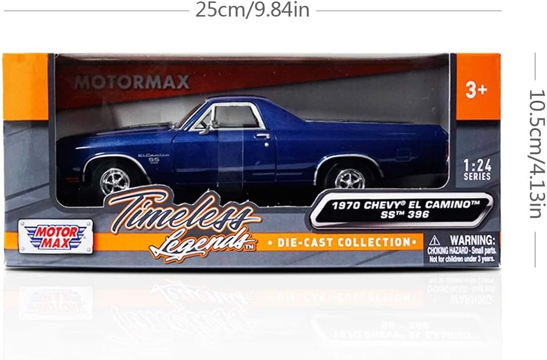 Motor Max 1:24 1970 Chevy El Camino SS 396 Diecast Model Araba 79347